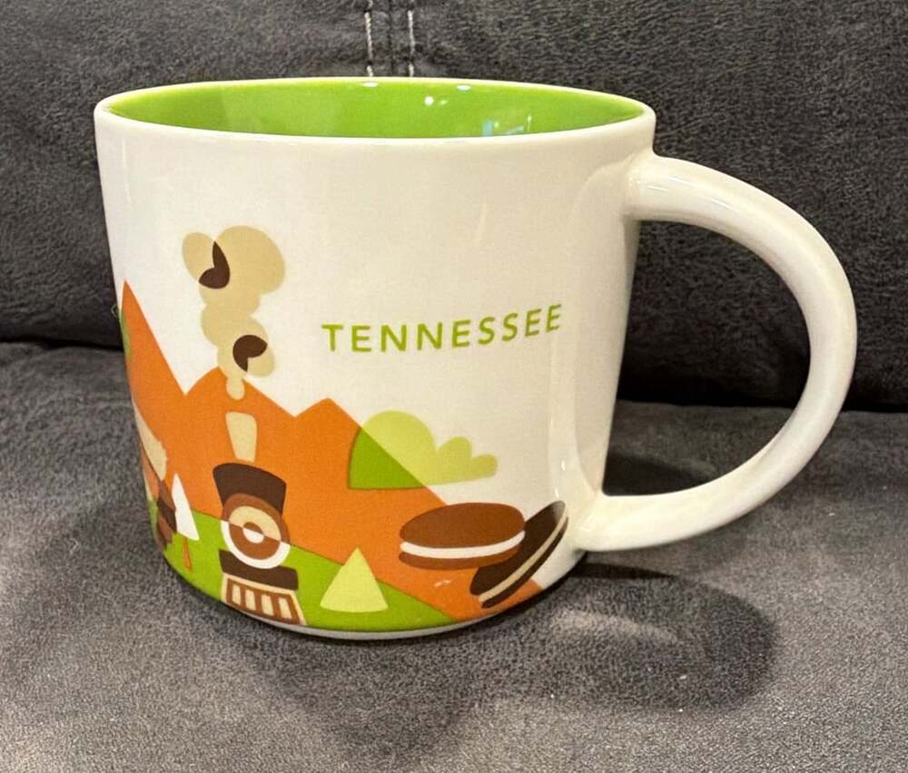 Starbucks You Are Here Collection Tennessee Mug 14 oz